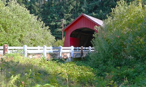 Fisher School Covered Bridge — Covered Bridges In Oregon