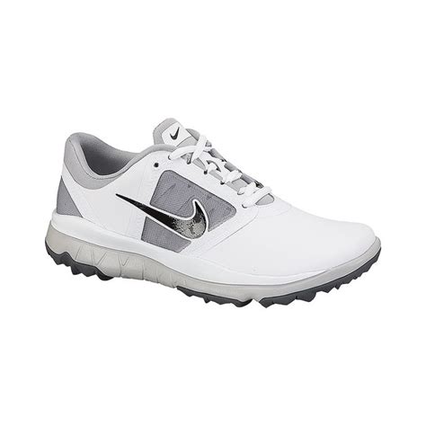 Nike Women's FI Impact White/ Grey/ Black Golf Shoes (8 Wide) (solid ...