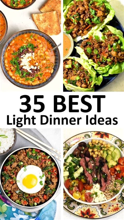 The 35 BEST Light Dinner Ideas - GypsyPlate