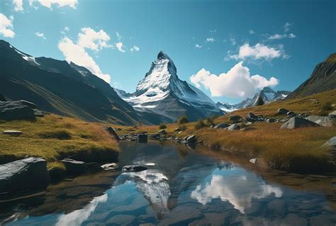 Premium AI Image | the matterhorn in zermatt switzerland