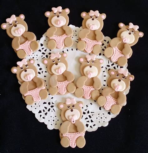 Baby Shower Teddy Bear, Teddy Bear Favors, Bear Baby Shower, Pink Bear ...