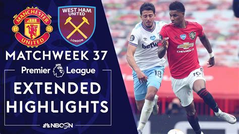 Manchester United v. West Ham | PREMIER LEAGUE HIGHLIGHTS | 7/22/2020 | NBC Sports - YouTube