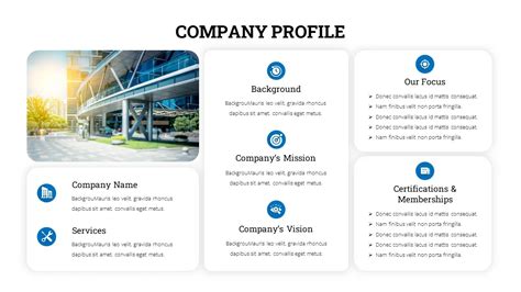 Company Profile Introduction Templates for Google Slides - SlideKit