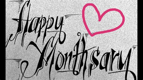 how to:simple monthsary calligraphy - YouTube