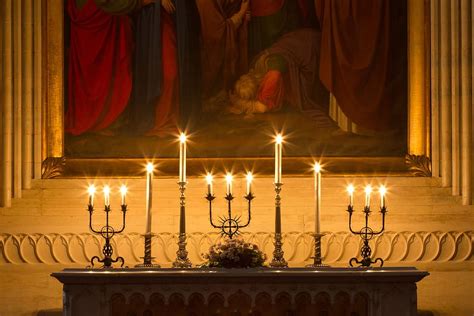 Altar, Church, Candles, Religion, Light, candle, illuminated, indoors ...