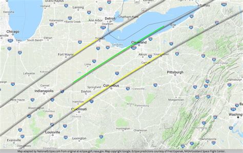 2024 Solar Eclipse Path Ohio - Debora Rosabella