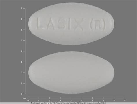 LASIX® Pill White Oval - Pill Identifier