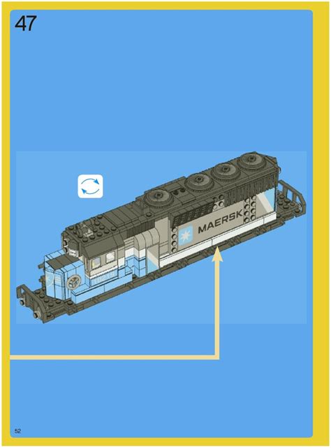 LEGO 10219 Maersk Train Instructions, Trains