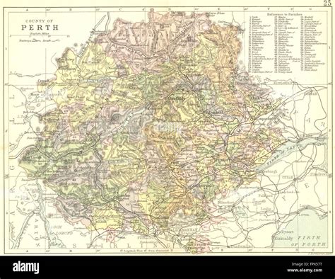 Perthshire scotland and map hi-res stock photography and images - Alamy