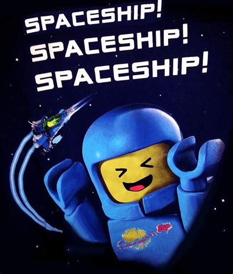 Lego Movie - Benny - Spaceship! Spaceship! Spaceship! | Lego movie ...