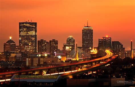 Boston Skyline | Camayah Photography