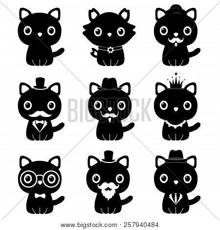 Cat Tuxedo. Cartoon Vector & Photo (Free Trial) | Bigstock