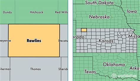 Rawlins County, Kansas / Map of Rawlins County, KS / Where is Rawlins County?