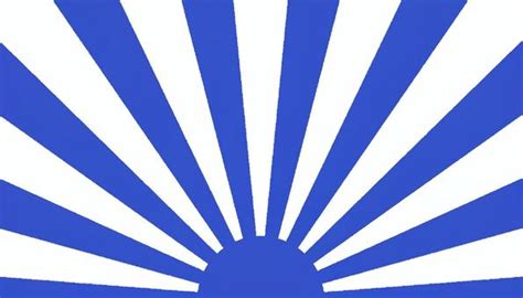 Free Vectors | blue rising sun flag