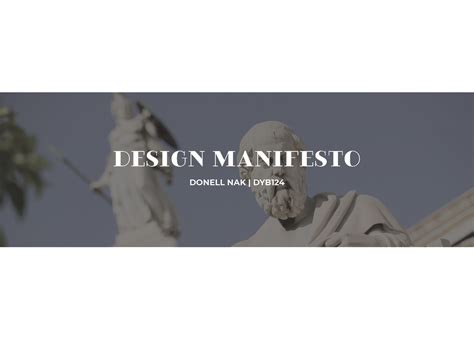 design manifesto