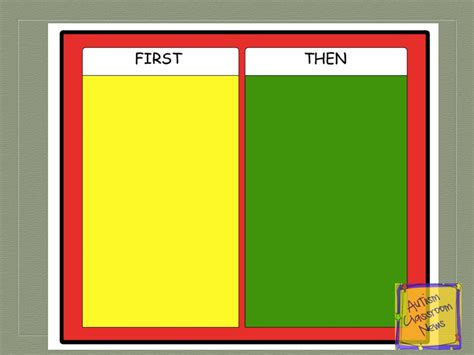 Visual Schedule Series: First-Then Schedules (Freebie!!) - Autism Classroom Resources