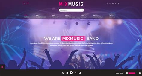 The Best Music Website Templates You Should Check Out