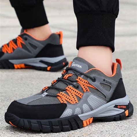 Work Safety Shoes Men Puncture-Proof Work Sneakers Indestructible Shoes ...