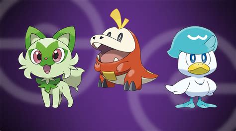 Pokémon Scarlet and Violet starter evolutions and what they look like ...