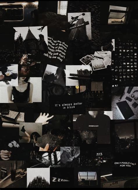 Black Collage Aesthetic Wallpapers - Wallpaper Cave