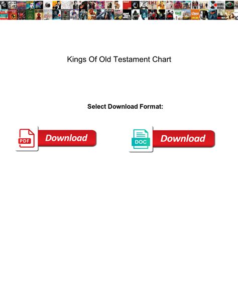 Kings of Old Testament Chart - DocsLib