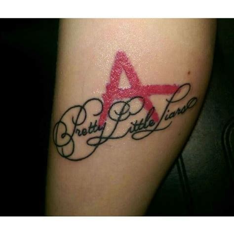 Pin by Jana Leigh Morschauser on Tattoos | Pretty little liars tattoo, Pll tattoo, Cute tattoos