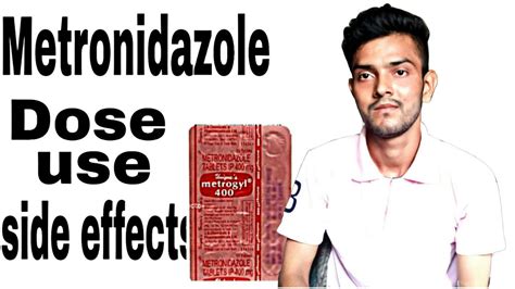 Metronidazole use Dose side effects mode of Action - YouTube