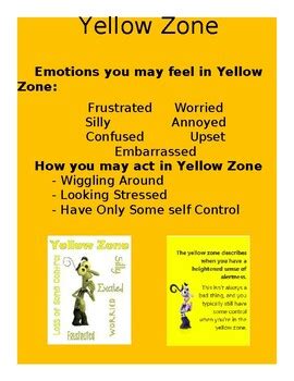 Emotional Regulation (yellow zone strategies) by Smith's Smarties