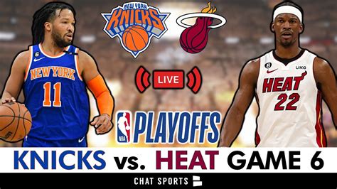 Knicks vs. Heat Game 6 Live Streaming Scoreboard, Play-By-Play, Highlights, 2023 NBA Playoffs ...