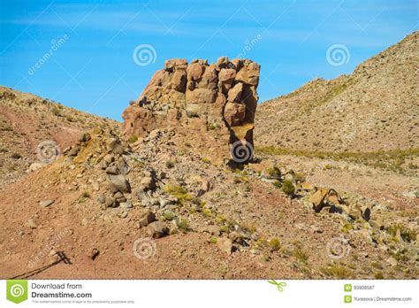 Altiplano landscape stock image. Image of mountains, lagoon - 93908587