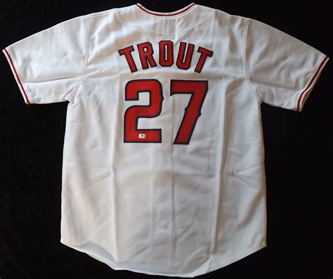 Lot Detail - MIKE TROUT SIGNED ANGELS JERSEY