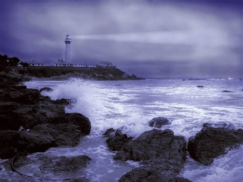 Stormy Weather Pigeon Point Light Station California picture, Stormy Weather Pigeon Point Light ...