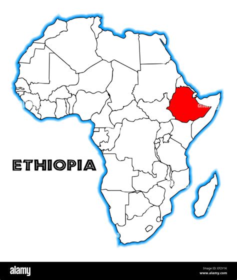 Ethiopia On Africa Map