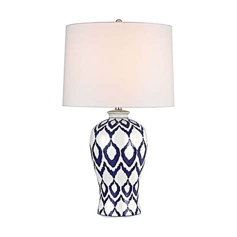 Dimond Kew Table Lamp in Blue and White - Bed Bath & Beyond | Led table lamp, Lamp