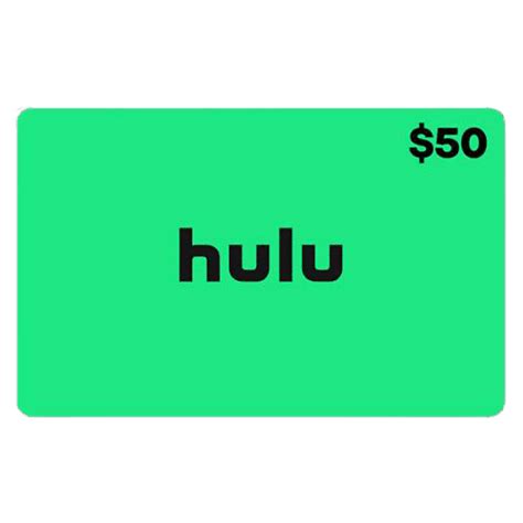 Hulu Gift Card USD 50 [Digital Code] - PS Enterprise Gameshop