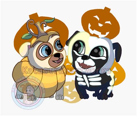 Puppy Dog Pals Halloween Clipart , Png Download - Puppy Dog Pals Pugs Clipart, Transparent Png ...