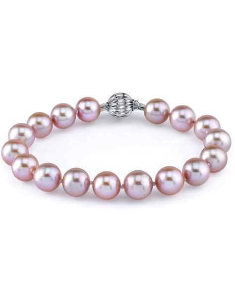 7.0-7.5mm Pink Freshwater Pearl Bracelet - AAA Quality