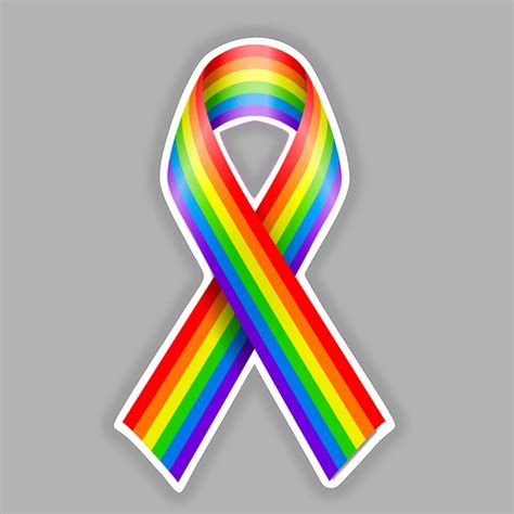 Rainbow Flag Ribbon LGBTI Gay Rights Equality 100 Mm 4 - Etsy