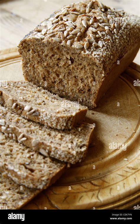 Seeded bread loaf Stock Photo - Alamy