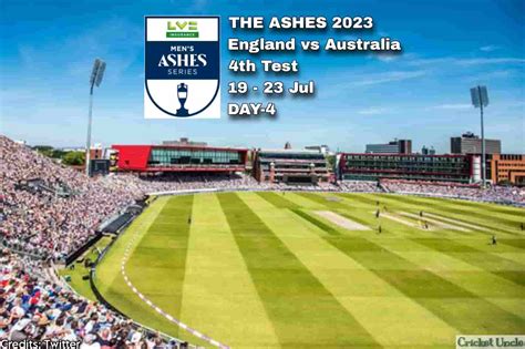 The Ashes 2023: 4th Test (Day-4) Match Report (England Vs Australia ...