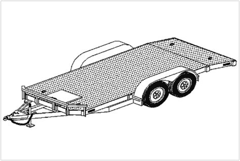 (1218) - 80" x 18' CAR CARRIER TRAILER PLANS