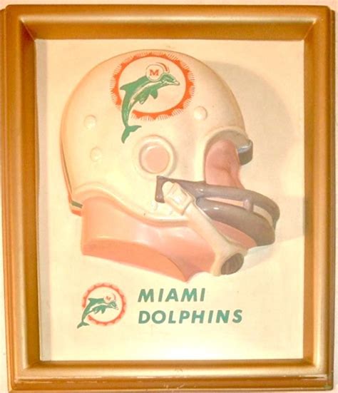 Miami Dolphins 1965 AFL Technigraph Helmet Plaque | Nfl logo, Dolphins ...