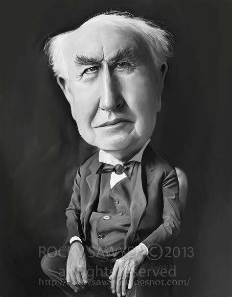 Sawyer Illustration Inc. caricature and cartoon art studio: Thomas Edison