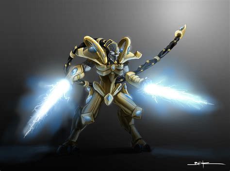 Protoss Zealot by sanggene on DeviantArt