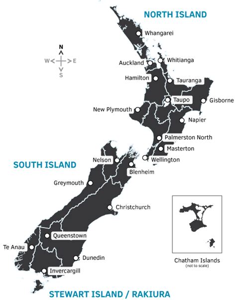 New Zealand Maps | Touring maps of New Zealand