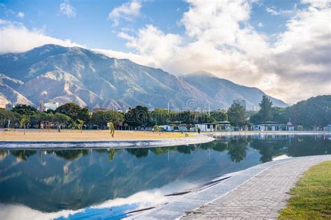 Panoramic View of El Avila at Sunrise. Caracas, Venezuela Stock Photo ...