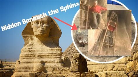 Secret Mysteries Hidden Beneath The Great Sphinx Of Giza | Ancient history archaeology, Ancient ...