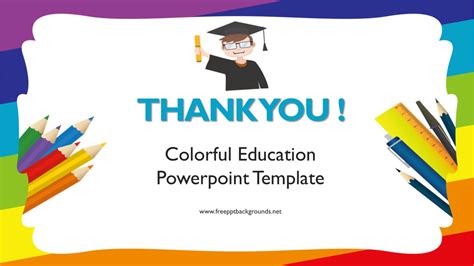 Colorful Education Powerpoint Templates - Education, School Backgrounds