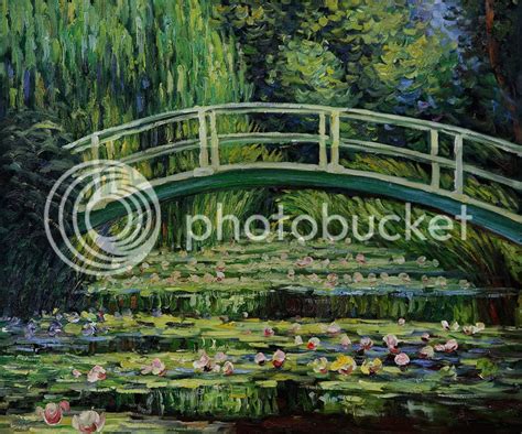 Claude Monet-Japanese Bridge Oil Painting Reproduction Canvas Wall Art ...