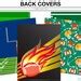 PRINTABLE BINDER COVERS-1 Personalized Binder Cover-football Binder ...